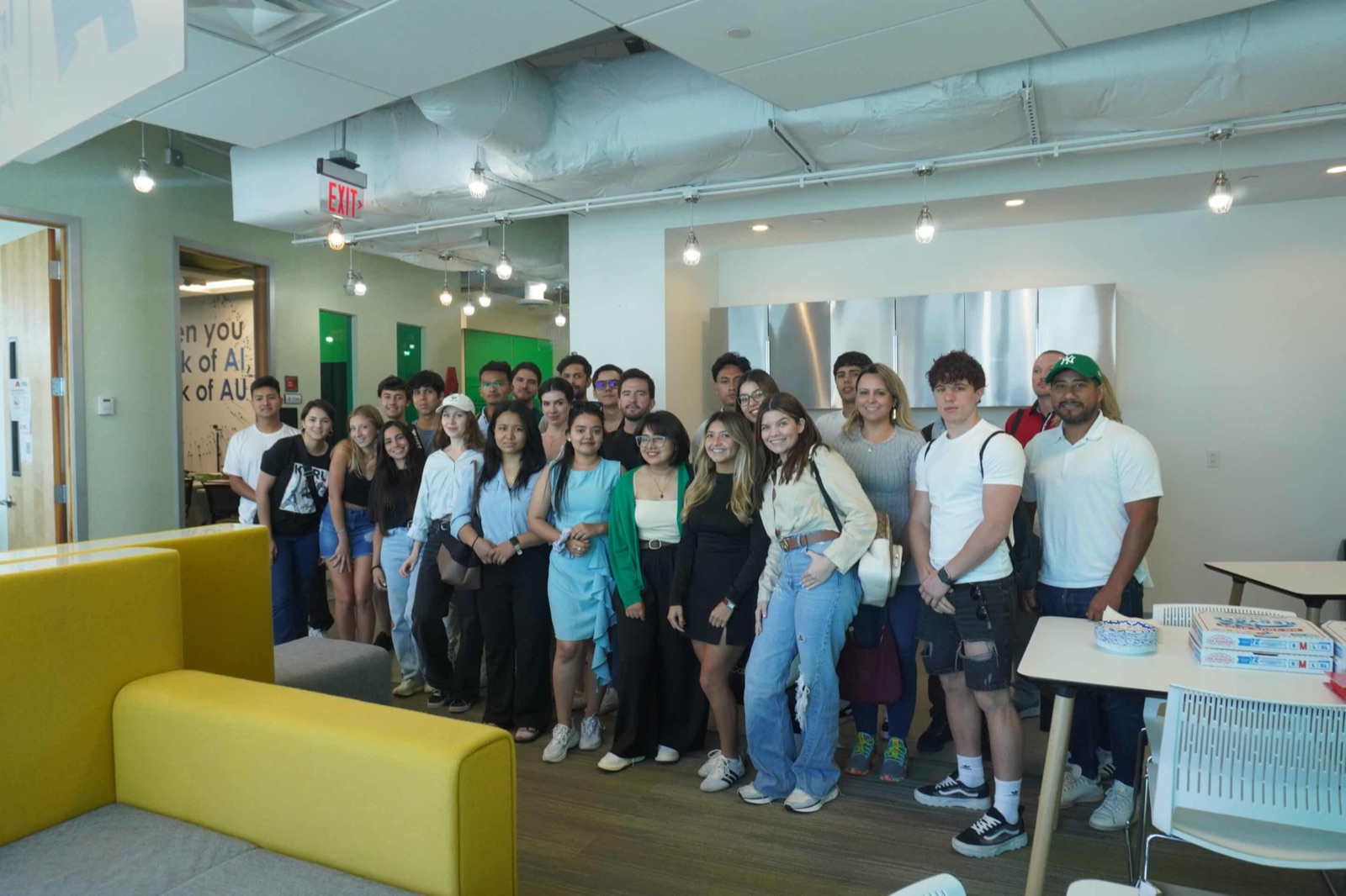 New students gathered for the group photo at the Summer 2025 semester orientation on the Atlantis University campus